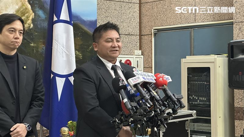 吳宗憲中常會後受訪。（圖／記者詹宜庭攝影）