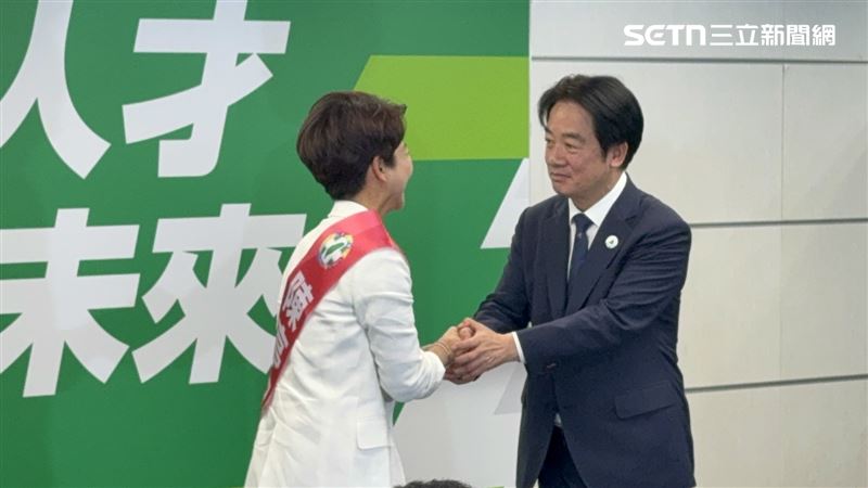 民進黨召開提名記者會，正式提名陳亭妃參選2026台南市長（圖／記者劉秀敏攝影）