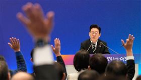 南韓總統李在明示警，北韓的核威脅未來恐會擴及全球。（圖／美聯社／達志影像）