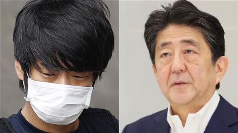 槍殺前首相安倍晉三，山上徹也（左）被判「無期徒刑」，引發網友熱烈討論。（圖／翻攝自共同社、安倍晉三IG）