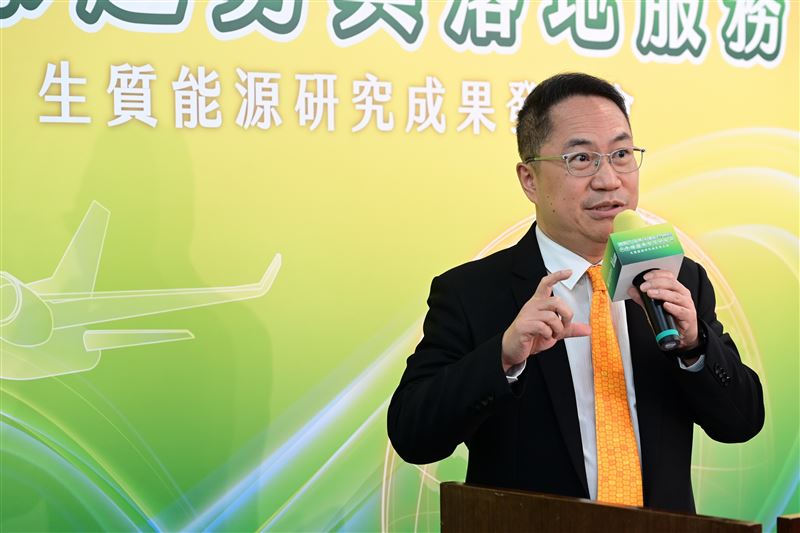 USGBC駐台代表盧智卿在閉幕致詞時表示，相信生質乙醇能成為台灣減碳的重要助力。（圖／翻攝畫面）