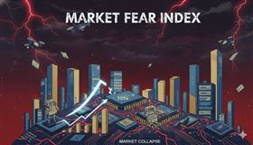 大跌,投資,股市。（示意圖／AI生成） 