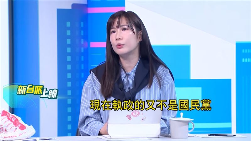 國民黨議員柳采葳坦言，隨然兩岸交流是好事，但現在不是國民黨執政，國共論壇實質意義不大。(圖/新台派上線)