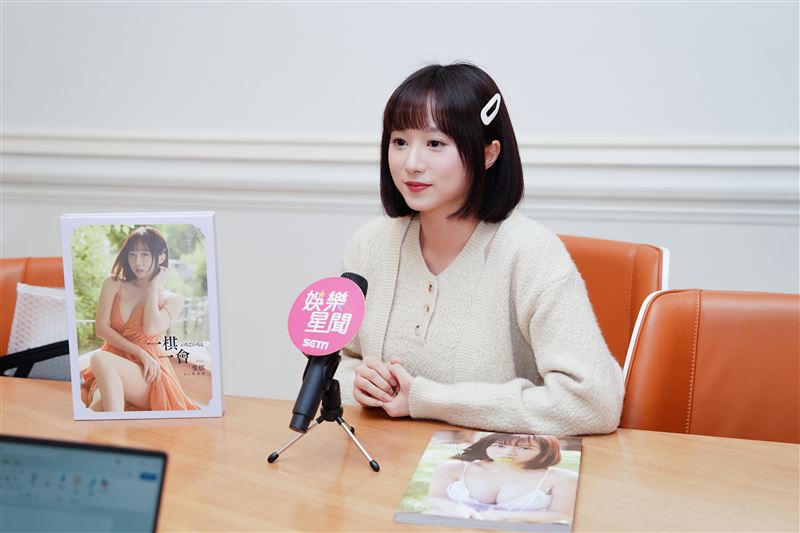 斐棋接受《三立新聞網》專訪。（圖／記者趙于瑩攝影）