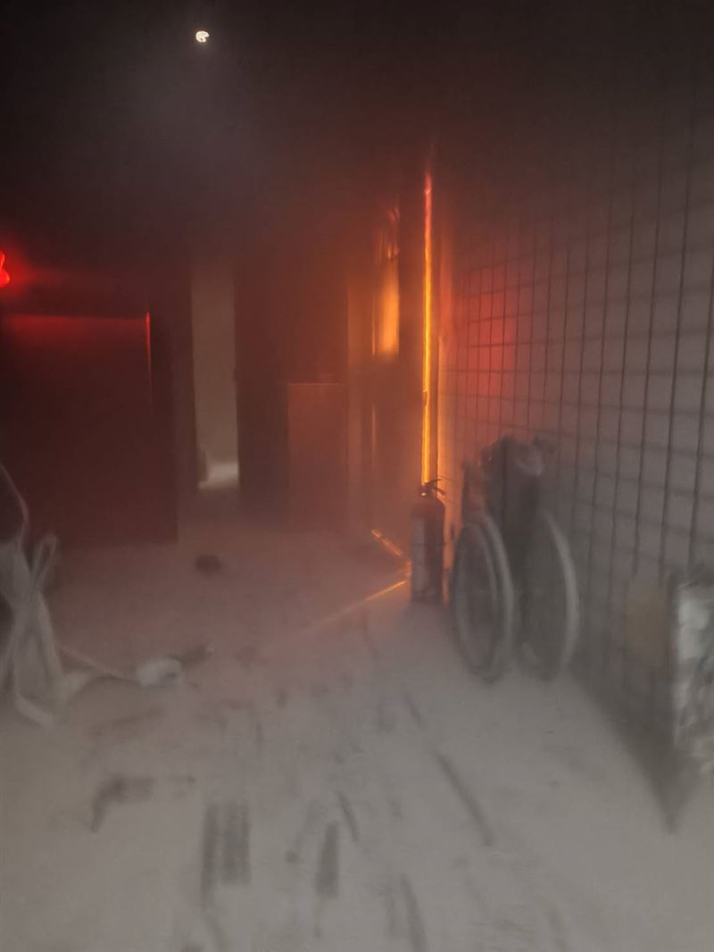 基隆社區深夜發生火警，造成2死2傷。（圖／翻攝畫面）