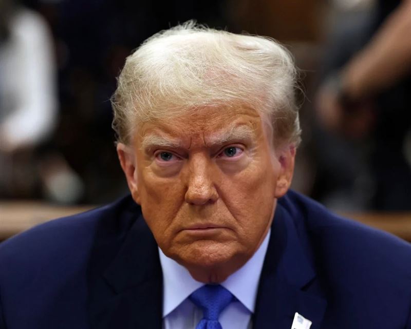 美國總統川普。他於21日突然發文稱，與北約秘書長呂特就格陵蘭達成了協議框架。（圖／翻攝自X平台 @BRICSinfo）