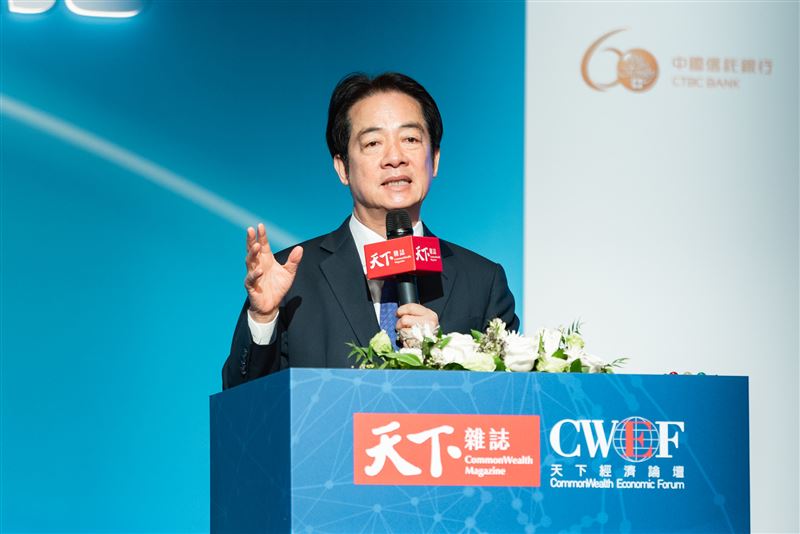 總統賴清德出席「2026 CWEF天下經濟論壇」（圖／總統府提供）
