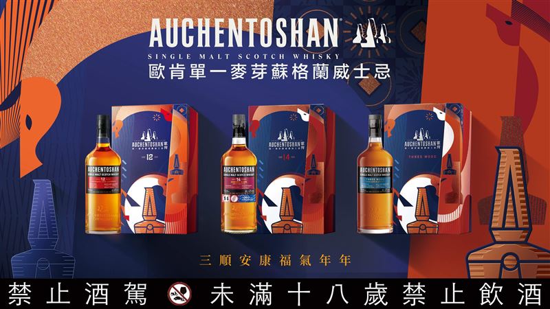 歐肯馬年禮盒以「三順安康，福氣年年」為理念，將三次蒸餾工藝化作順心、順意、順利的三重祝福，為新春開場注入圓滿順遂的美好寓意。（圖／品牌業者提供）