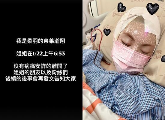 柯柯弟弟22日發限動悲痛證實姊姊已不敵病魔離世。(圖/翻攝自IG)