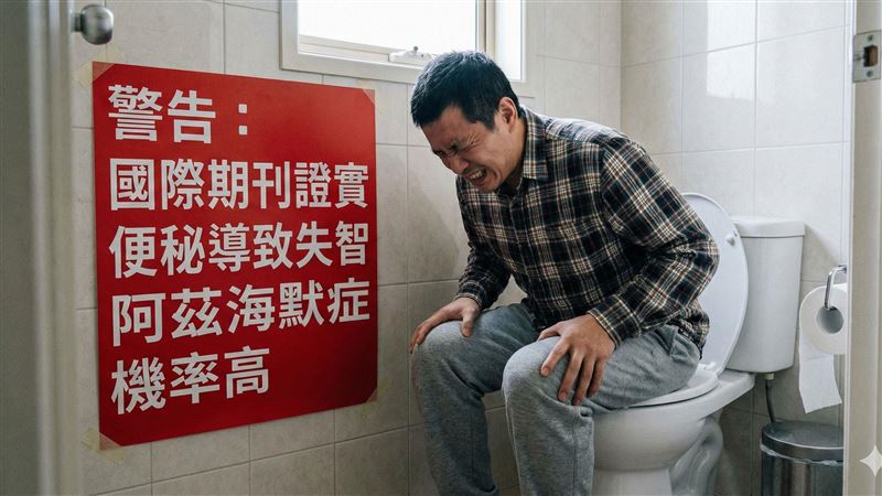 恐怖！國際期刊證實便秘導致失智機率高