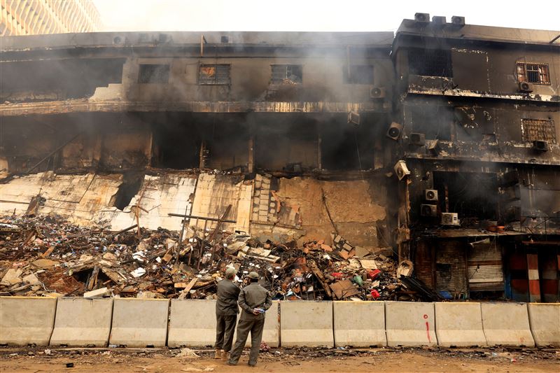 古爾廣場購物中心大火死亡人數恐繼續增加。（圖／TPG達志影像）
