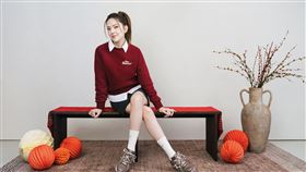 許瑋甯、楊祐寧替運動鞋品牌拍攝形象照。（圖／New Balance提供）