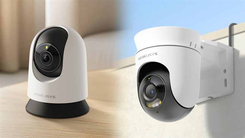 水星網路Mercusys兩款全新室內、戶外攝影機登場，以更完整的產品組合滿足家庭在不同情境下的居家守護需求