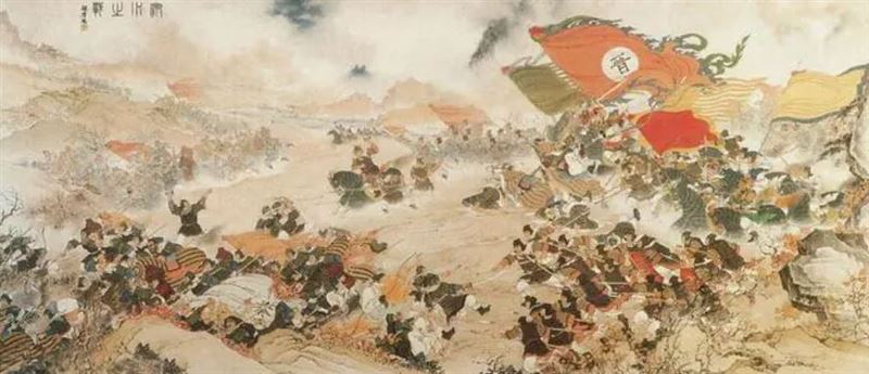 淝水之戰是關乎「民族生存」的決戰；若當時東晉落敗，中國恐將步入如羅馬帝國瓦解後的長期分裂。（圖／翻攝自百度百科）