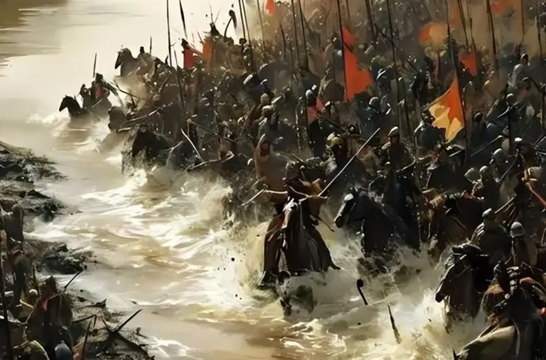 淝水之戰是中國歷史上著名的以少勝多的戰例,確定了南北朝時期長期分裂的格局。(圖/翻攝自百度百科)
