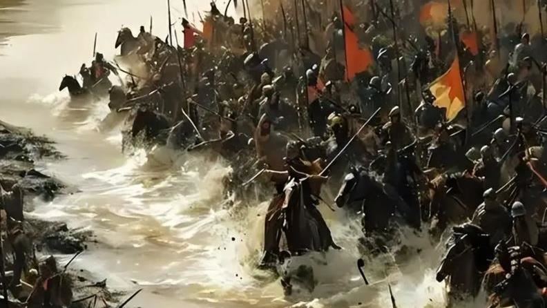 淝水之戰是中國歷史上著名的以少勝多的戰例，確定了南北朝時期長期分裂的格局。（圖／翻攝自百度百科）