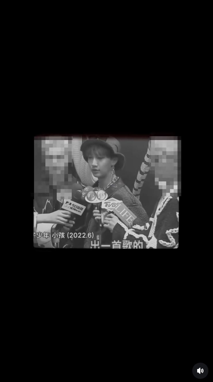 何世華在影片最後分享過去表示想出一首歌曲的受訪畫面。（圖／翻攝自何世華IG）