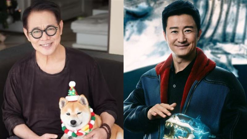 李連杰久違再參演古裝武俠片是全為一個人，就是師弟吳京（右）。（圖／翻攝自微博）