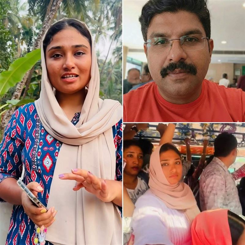 遭希姆吉塔指控公車性騷擾的迪帕克（右上圖），遭網路公審自清未果，2天後陳屍家中。（圖／翻攝自X＠VivekSh47085042）