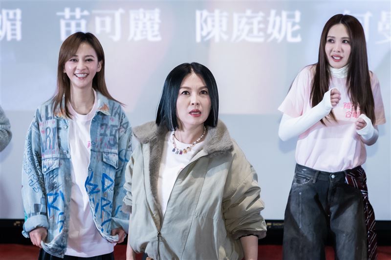 演員勤跑映後，大家都搶著要被苗可麗罵。（圖／壹壹喜喜提供）