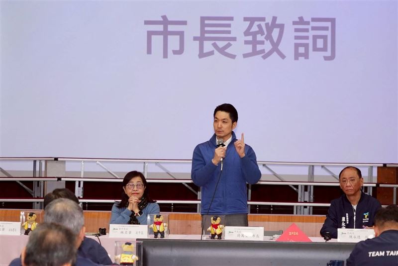 蔣萬安出席大安區與里長有約活動（圖／北市府提供）