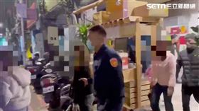 北市萬華分局掃蕩鍾灃信旗下的4間應召站，其中1間位於鑽石大樓。（圖／翻攝畫面）