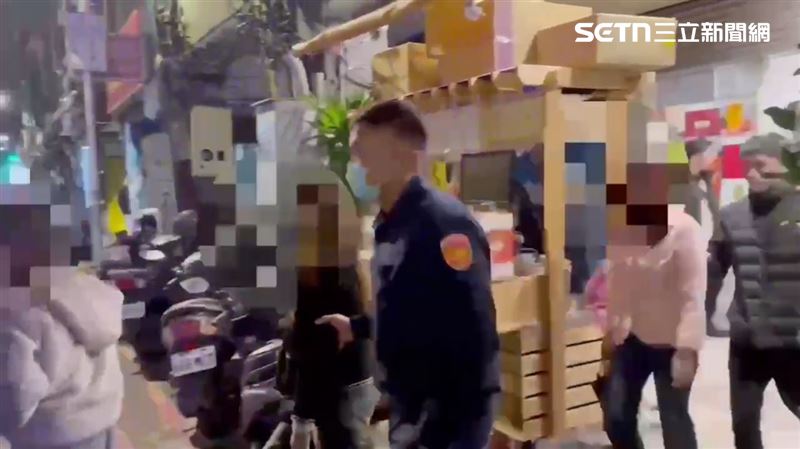 北市萬華分局掃蕩鍾灃信旗下的4間應召站，其中1間位於鑽石大樓。（圖／翻攝畫面）