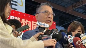 民進黨秘書長徐國勇出席「2026電器空調影音年終購物展開幕典禮」受訪（圖／記者劉秀敏攝影）