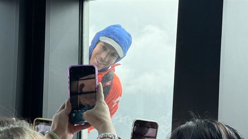 霍諾德試爬101畫面曝！網友驚呼:大神來了