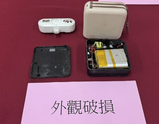 林榮輝指出，113年至今，北捷共發生5起行動電源自燃事件。（圖／記者柯美儀攝影）