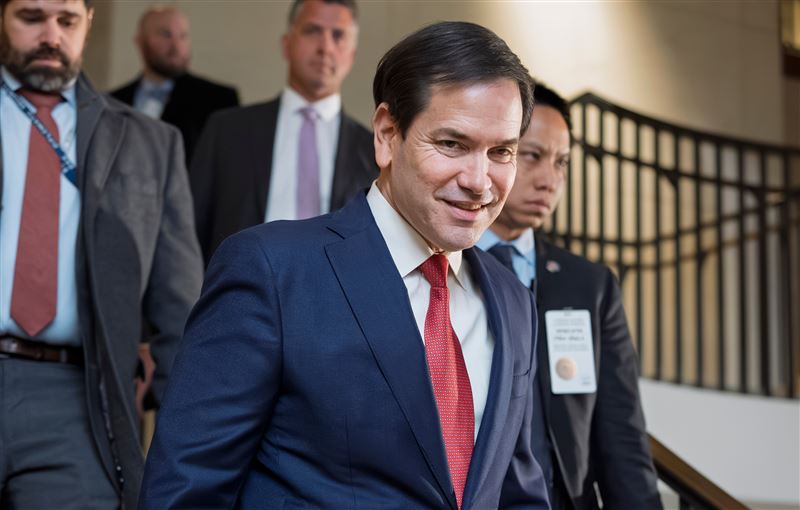 美國國務卿兼國安顧問盧比歐的態度，也是這次行動的關鍵之一。（圖／美聯社／達志影像）