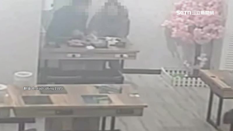 當時兩人共吃一鍋火鍋。（圖／翻攝自Threads @dting1989）