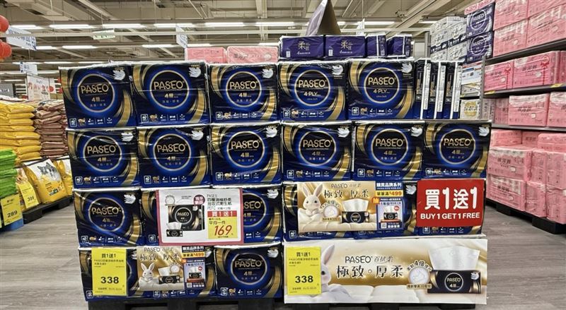 PASEO 4層衛生紙大升級！上市引爆熱烈話題，家樂福限時滿額抽一年份衛生紙。（圖／業者提供）