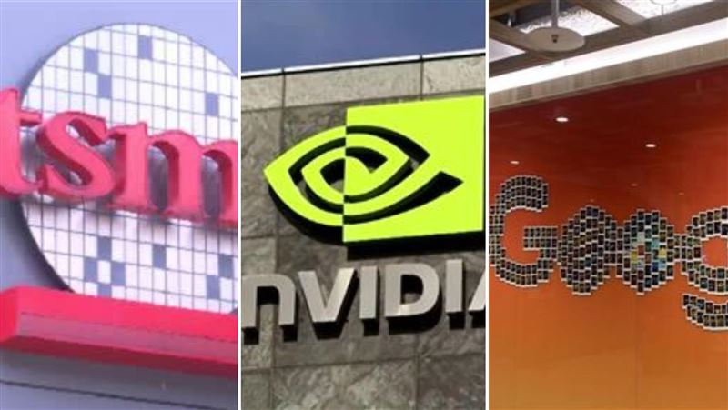 財經媒體點名，台積電、輝達、Alphabet（Google）三檔科技股值得買。（圖／資料照）