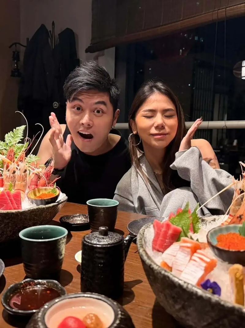 蕾菈爆出疑有新戀情，對象則是網紅團體「瘋男」成員晨灰，她晚間正面回應了。（圖／翻攝自蕾菈IG）