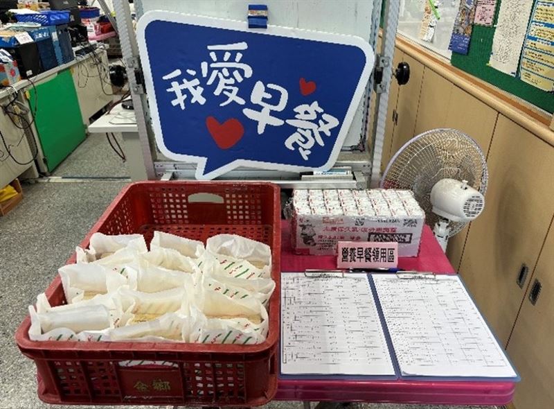 媚登峯捐200萬助清寒學生，提供營養、安全的早餐，讓弱勢學童能安心用餐、元氣上學。（圖／台北市政府提供）