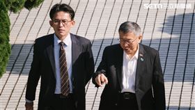 民眾黨柯文哲、黃國昌、陳昭姿赴立院拜會韓國瑜。（圖／記者楊士誼攝影）