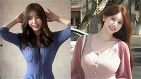 中國網紅「一栗小莎子」（本名徐依莎）近期透過社交平台自曝「疑似淋巴瘤」。（圖／翻攝自微博）