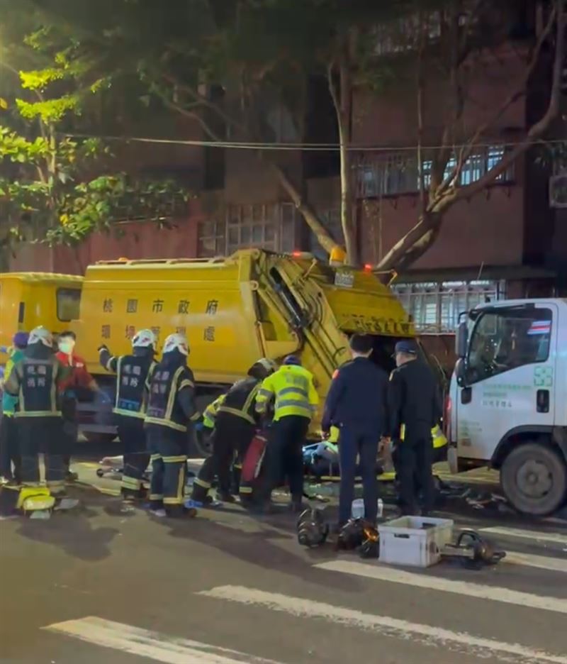 目擊者還原當時現場。（圖／記者石明啟攝影）