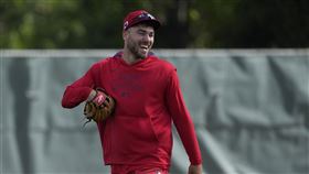 洋基從道奇釋出名單中撿走席亞尼（Michael Siani）。（圖／美聯社／達志影像）