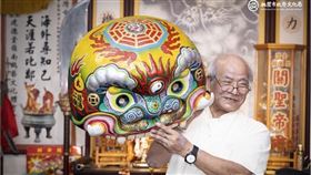 ▲阿水師解說獅頭工藝。（圖／翻攝自藝遊桃園粉絲專頁）