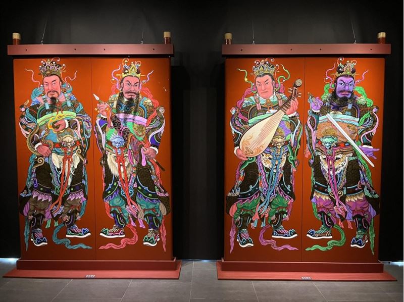 門神彩繪。（圖／翻攝自文化部文化資產局粉絲專頁）