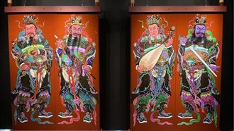 人間國寶洪平順「門神」新作視覺震撼必看