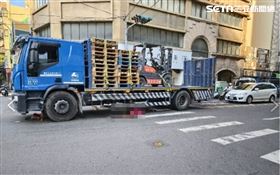 新／彰化婦遭貨車「吞噬」　臟器外露慘死（圖／翻攝畫面）