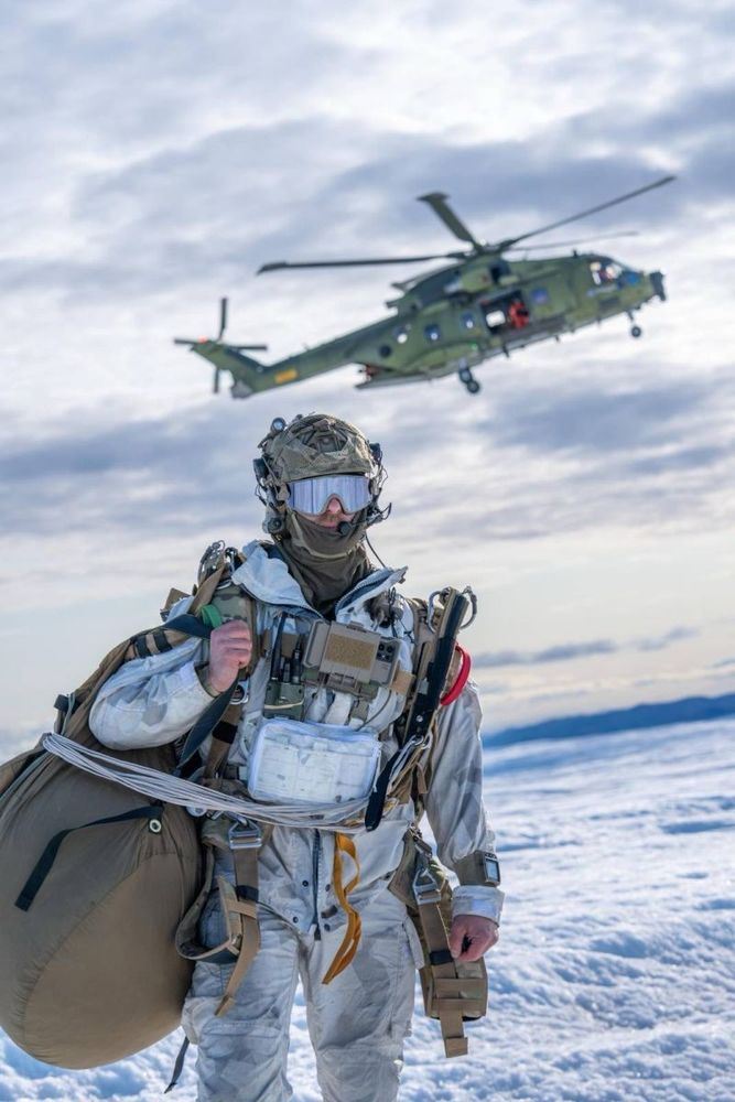 在川普併吞威脅的背景下，丹麥與北約盟國啟動了在格陵蘭的「北極耐力行動」聯合演習。（圖／翻攝自X平台 @YourAnonCentral）