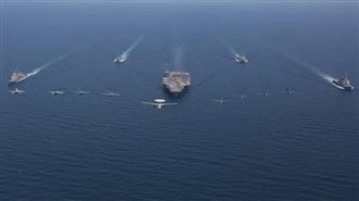 美軍「林肯」號航母打擊群正從南海開向波斯灣，預計幾天內就將抵達。（圖／翻攝自X平台 @TheMilObserverr）