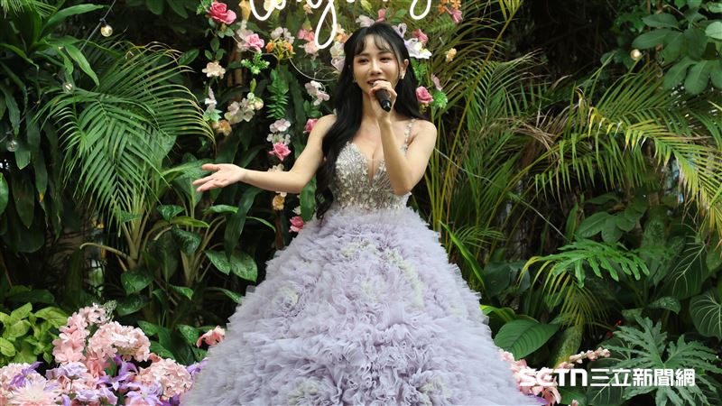 啦啦隊女神小珍奶發單曲。（圖／記者劉彥池攝影）