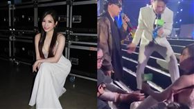 蔡尚樺主持尾牙摔倒。（圖／翻攝自IG）