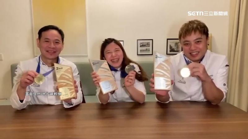 台灣隊選手成功奪下「世界盃麵包大賽」銀牌