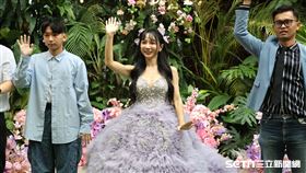 啦啦隊女神小珍奶發單曲和粉絲互動。（圖／記者劉彥池攝影）